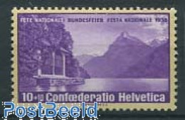 Delcampe - Switzerland 1938 Pro Patria 1v Grilled Gum, Mint NH - Ungebraucht