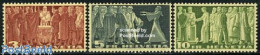 Delcampe - Switzerland 1938 Definitives 3v, White Backside, Blue/red Twines, Mint NH - Ungebraucht