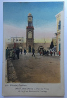 Delcampe - MAROC - CASABLANCA - Place De France Et Entrée Du Boulevard De L'Horloge - Casablanca