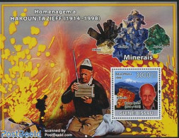 Delcampe - Guinea Bissau 2008 Haroun Tazieff S/s, Mint NH, History - Geology - Guinée-Bissau