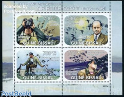 Delcampe - Guinea Bissau 2009 Sir Peter Scott 4v M/s, Mint NH, Nature - Birds - Guinée-Bissau