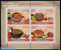 Delcampe - Guinea Bissau 2009 Gastronomy 4v M/s, Mint NH, Health - Nature - Various - Food & Drink - Fish - Maps - Ernährung
