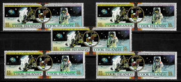 Delcampe - Cook Inseln 2019: Apollo 11, 20 Jahre, #1269-1276, Postfrisch - Guinea (1958-...)