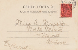 Delcampe - Gibraltar:  1904 Ansichtskarte Nach England - Gibraltar