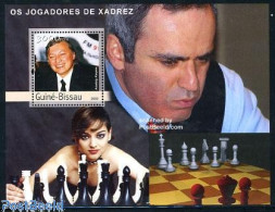 Delcampe - Guinea Bissau 2003 Chess Players S/s, Mint NH, Sport - Chess - Echecs