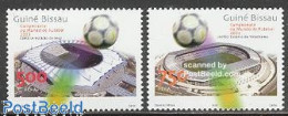 Delcampe - Guinea Bissau 2002 World Cup Football 2v, Mint NH, Sport - Football - Guinée-Bissau