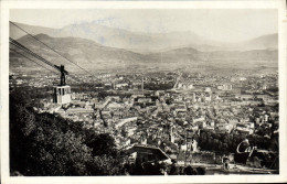 Delcampe - CPA Souvenir Le Teleferique De La Bastille Vue Generale - Grenoble