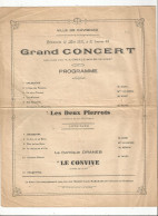 Delcampe - VILLE DE CAVIGNAC , GRAND CONCERT ORGANISEE PAR LA CIGALE SOUDIACAISE LE 17 MAI 1931 : LE PROGRAMME - Programs