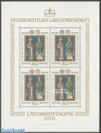 Delcampe - Liechtenstein 1979 Definitive M/s, Mint NH, Religion - Religion - Ungebraucht