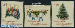 Delcampe - Liechtenstein 2008 Christmas 3v, Mint NH, Religion - Christmas - Neufs