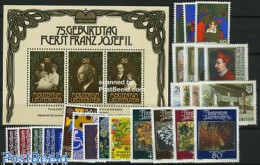 Delcampe - Liechtenstein 1981 Yearset 1981 (24v+1s/s), Mint NH, Various - Yearsets (by Country) - Neufs