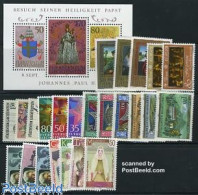Delcampe - Liechtenstein 1985 Yearset 1985 (24v+1s/s), Mint NH, Various - Yearsets (by Country) - Neufs