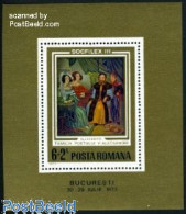 Delcampe - Romania 1973 Socfilex S/s, Mint NH, Philately - Art - Paintings - Unused Stamps