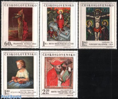 Delcampe - Czechoslovkia 1969 Paintings 5v, Mint NH, Art - Paintings - Other & Unclassified
