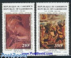 Delcampe - Cameroon 1986 Easter 2v, Mint NH, Art - Paintings - Kamerun (1960-...)