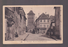 Delcampe - 67 – Sélestat – Rue De La Grande Boucherie – Animée – Cie Alsacienne Des Arts Photomécaniques, Strashourg – Non Circulée - Selestat