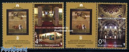 Delcampe - Bosnia Herzegovina 2005 Istanbul 2v+tabs, Mint NH, Nature - Horses - Art - Architecture - Museums - Museos