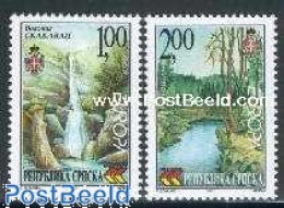 Delcampe - Bosnia Herzegovina - Serbian Adm. 2001 Europa, Water 2v, Mint NH, History - Nature - Europa (cept) - Trees & Forests -.. - Rotary, Lions Club