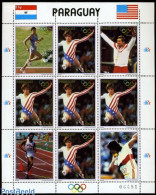 Delcampe - Paraguay 1985 Mary Lou Retton, Oltympic Games M/s, Mint NH, Sport - Gymnastics - Olympic Games - Ginnastica