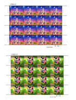 Delcampe - China 2016-14 Shanghai Disneyland Full Sheet - Disney