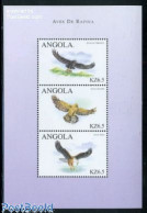 Delcampe - Angola 2000 Birds Of Prey 3v M/s, Aquila Verreauxii, Mint NH, Nature - Birds - Birds Of Prey - Angola