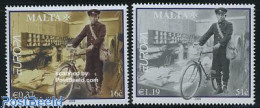 Delcampe - Malta 2008 Europa, The Letter 2v, Mint NH, History - Sport - Europa (cept) - Cycling - Post - Cyclisme