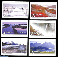 Delcampe - Norway 2010 Tourism 6v S-a, Mint NH, Sport - Transport - Various - Mountains & Mountain Climbing - Automobiles - Tourism - Ungebraucht