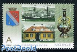 Delcampe - Norway 2007 City Of Porsgrunn 1v, Mint NH, History - Transport - Coat Of Arms - Ships And Boats - Ungebraucht