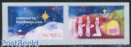 Delcampe - Norway 2007 Christmas 2v S-a, Mint NH, Religion - Christmas - Ungebraucht