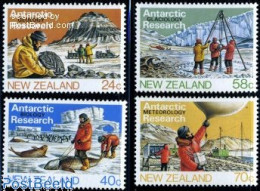 Delcampe - New Zealand 1984 Antarctic Research 4v, Mint NH, Nature - Science - Birds - Penguins - Sea Mammals - The Arctic & Anta.. - Ungebraucht