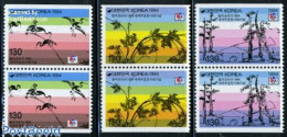 Delcampe - Korea, South 1994 Philakorea 3 Booklet Pairs, Mint NH, Philately - Corée Du Sud