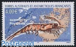 Delcampe - French Antarctic Territory 2004 Krill 1v, Mint NH, Nature - Various - Shells & Crustaceans - Maps - Crabs And Lobsters - Ongebruikt