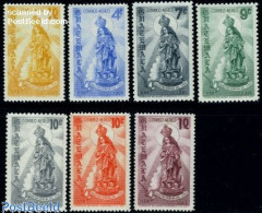 Delcampe - Guatemala 1968 Lady Del Coro 7v, Mint NH, Religion - Religion - Guatemala