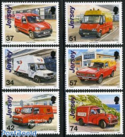 Delcampe - Jersey 2006 Postal History 6v, Mint NH, Transport - Post - Automobiles - Poste