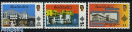 Delcampe - Brunei 1990 National Museum 3v, Mint NH, Art - Museums - Museos