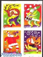 Delcampe - United States Of America 2003 Christmas 2x4v Double Sided From Booklet, Mint NH, Performance Art - Religion - Music - .. - Ongebruikt