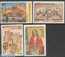 Delcampe - Korea, South 1989 Modern Art 4v, Mint NH, Art - Modern Art (1850-present) - Paintings - Corée Du Sud