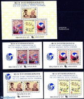 Delcampe - Korea, South 1994 World Postal Congress 5 S/s, Mint NH, Post - Poste