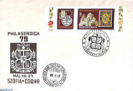 Delcampe - Hungary 1979 Philaserdica 1v+tab, First Day Cover, Stamps On Stamps - Briefe U. Dokumente