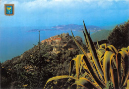 Delcampe - EZE Vue Generale Du Vieux Village Dans Le Lointain Le Cap Ferrat 27(scan Recto-verso) MA1018 - Eze