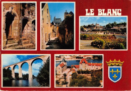 Delcampe - LE BLANC Maison Du XVe S Le Blanc Pittoresque Les Quais Et Vieuxx Chateau Le Viaduc 5(scan Recto-verso) MA1015 - Le Blanc