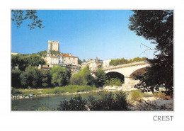Delcampe - CREST Vue Generale Au Fond Le Donjon 11(scan Recto-verso) MA1010 - Crest
