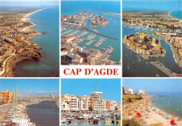 Delcampe - LE CAP D AGDE Au Bord De La Cote Mediterraneenne 23(scan Recto-verso) MA1007 - Agde