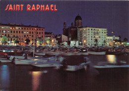 Delcampe - SAINT RAPHAEL Vue De Nuit Sur Le Port 27(scan Recto-verso) MA1037 - Saint-Raphaël