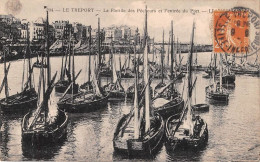 Delcampe - LE TREPORT La Flottile Des Pecheurs Et L Entree Du Port 9(scan Recto-verso) MA1024 - Le Treport