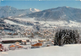 Delcampe - MEGEVE Alt 1113m Vue Generale Au Fond Rochebrune Alt 1750m 5(scan Recto-verso) MA1055 - Megève