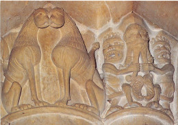Delcampe - AULNAY DE SAINTONGE Eglise Romane Du XIIe S Chapiteau De L Entree Du Collateral Nord 16(scan Recto-verso) MA1053 - Aulnay