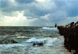 Delcampe - Les Landes Touristiques CAPBRETON Coucherde Soleil Sur Le Phare 7(scan Recto-verso) MA1050 - Capbreton