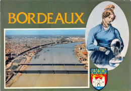 Delcampe - BORDEAUX Vue Aerienne Les Quais Et Les Ponts Sur La Garonne 132(scan Recto-verso) MA1042 - Bordeaux