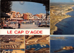 Delcampe - Station Du Bas Languedoc LE CAP D AGDE Centre Naturiste 16(scan Recto-verso) MA1041 - Agde
